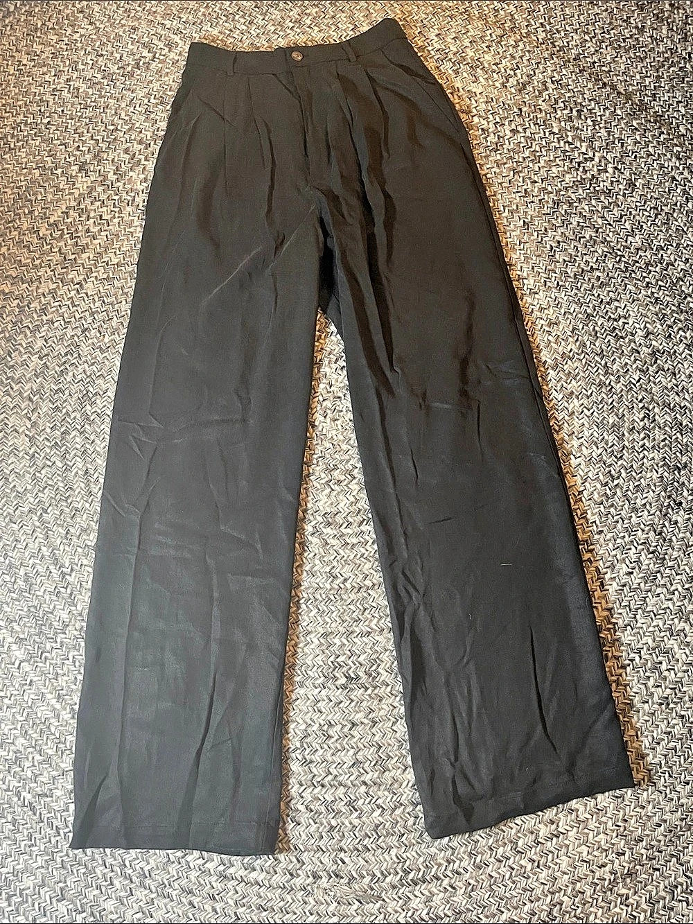 Reformation Mason Pant Wide Leg Pants in Black NWT